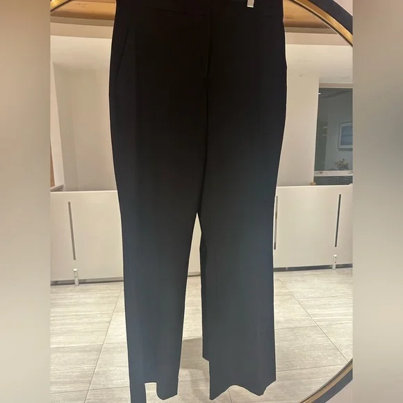NWT Ann Taylor High Rise Seasonless Stretch Black Trouser Pants Size 10 - Picture 5 of 11